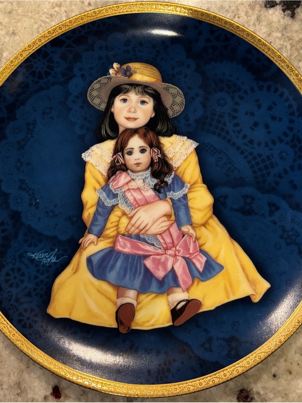 “Jacqueline and Aimee” Collectible Plate